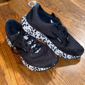 Brooks cheetah shoes.